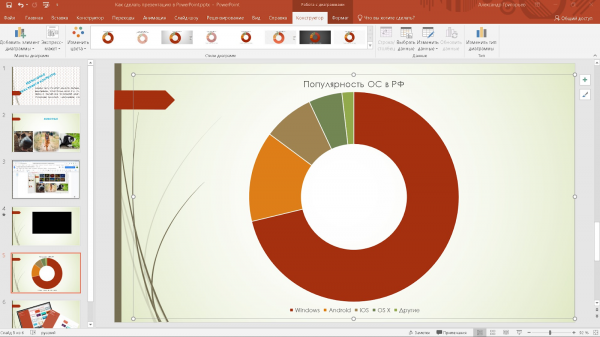 Создаем презентацию в MS PowerPoint